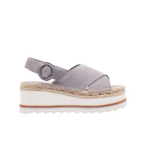 Marc Fisher Glenna Suede Platform Sandal